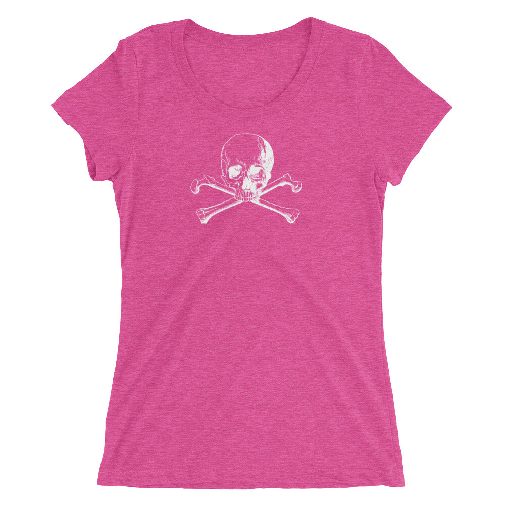Pink skull and crossbones shirt