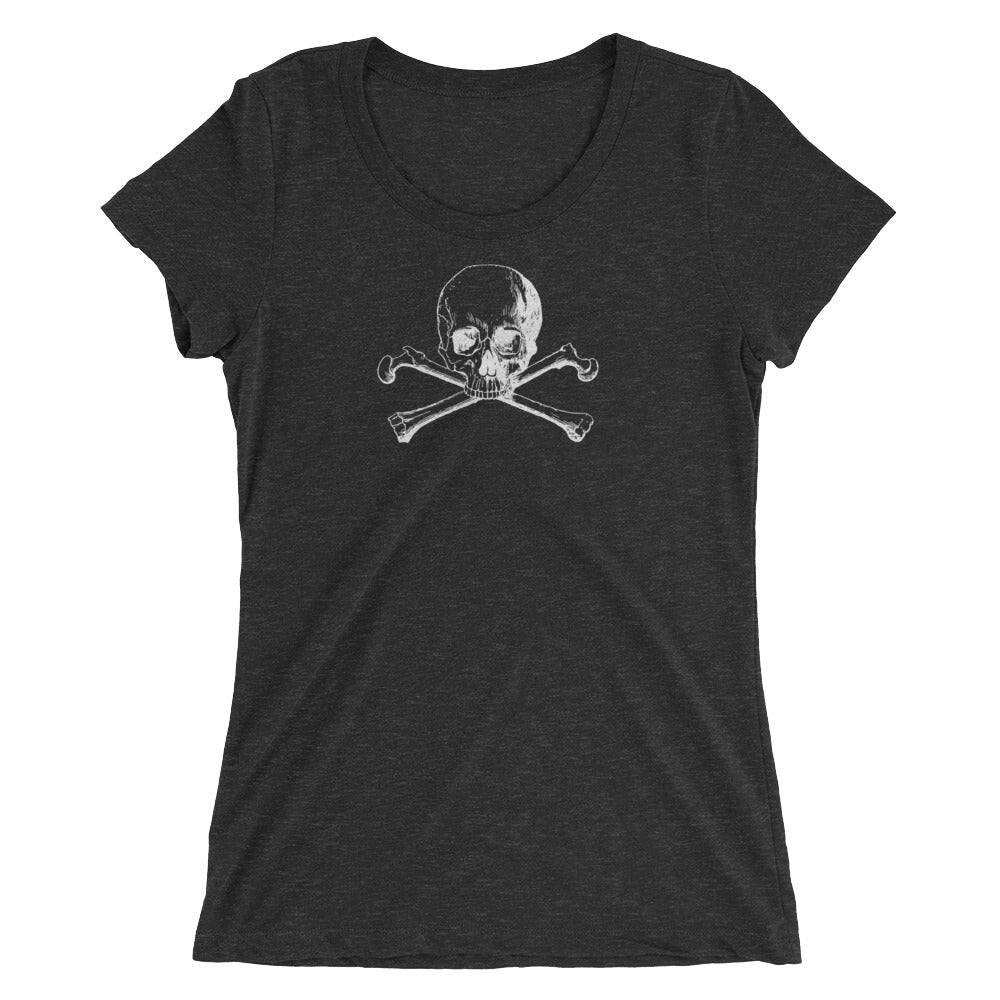 Black skull and crossbones shirt